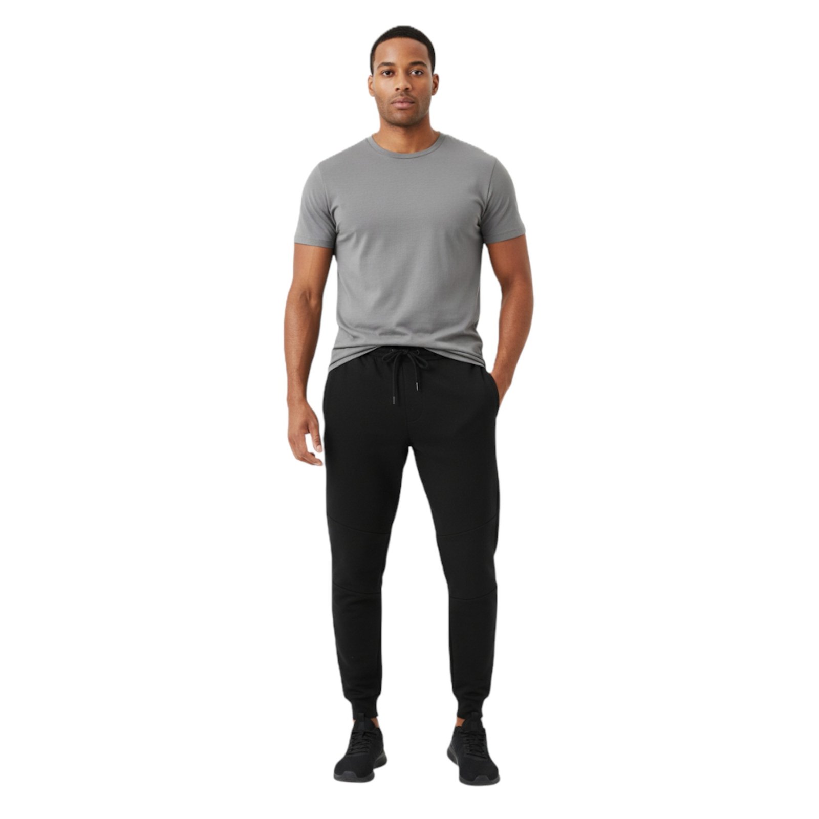 Seasonal Vibes Men's Tapered Jogger Pants | Performance Fleece Track Bottoms with Cuffed Ankle
